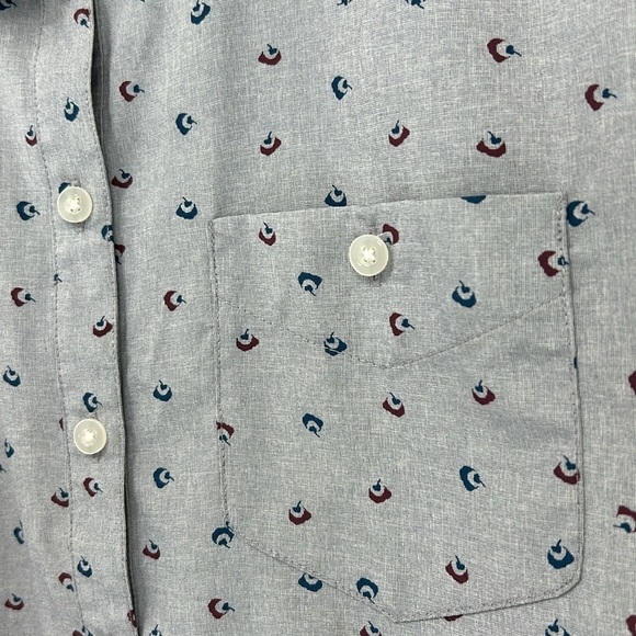 MEC Patterned Button Short Sleeve Women's Shirt Lightweight - Picture 8 of 10